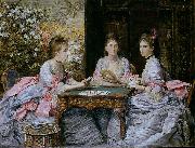 Sir John Everett Millais Hearts are Trumps Sweden oil painting artist